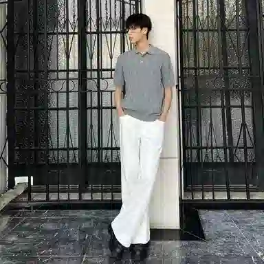 MOO&TONAL Boxy Polo Tee