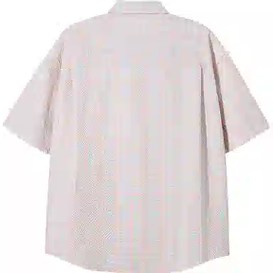 PSO Brand Bubble Yarn Plaid Embroidered Shirt