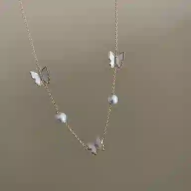 FEO Butterfly Alloy Necklace