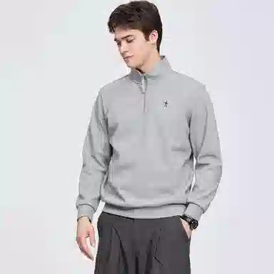 Dancing Wolf Half-Zip Sweatshirt