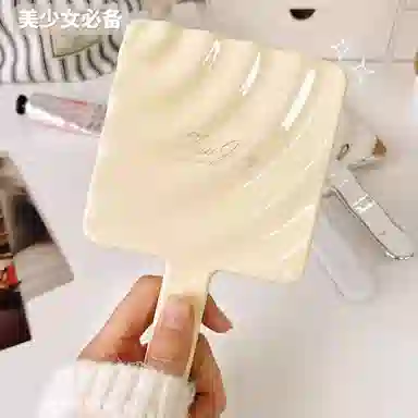 计轩 便携手持化妆镜 高清
