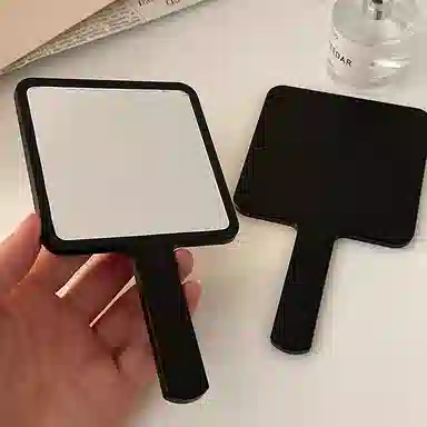 计轩 简约手持 随身便携化妆镜