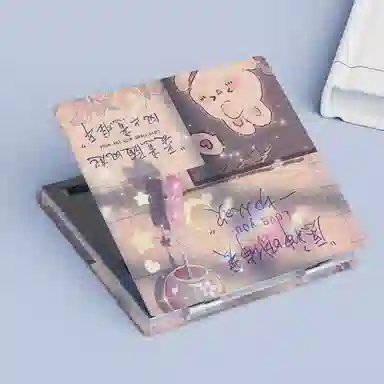 计轩 可爱高颜值迷你便携随身折叠化妆镜