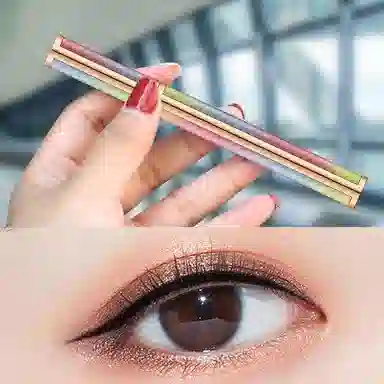 计轩 不晕染持久防水黑色棕色极细头星空眼线笔
