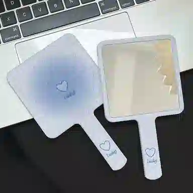计轩 手持小方镜化妆工具