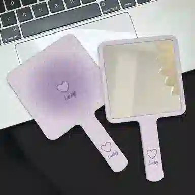 计轩 手持小方镜化妆工具