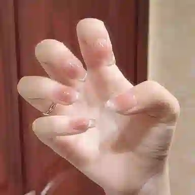 计轩 微笑猫眼  穿戴甲 中长款渐变晕染 纯欲