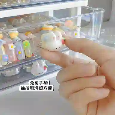 计轩 多功能防尘美甲收纳盒 美观便利