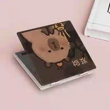 计轩 随身手持折叠化妆镜