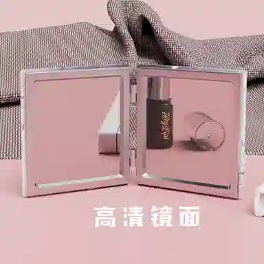 计轩 高颜值唯美蝴蝶双面方形随身镜