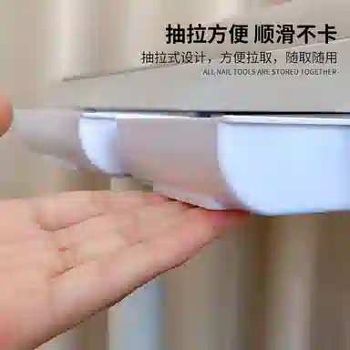 计轩 隐藏式抽拉收纳盒 方便快捷节省空间