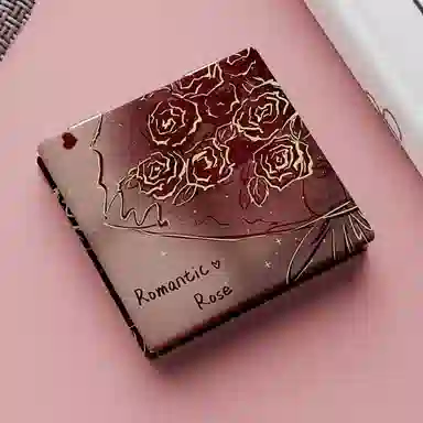 计轩 桌面玫瑰随身小镜子 手持高颜值