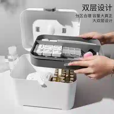 计轩 大容量收纳箱 防潮防尘手提
