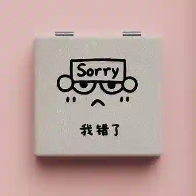 计轩 个性搞怪创意小众便携可折叠随身补妆小镜子