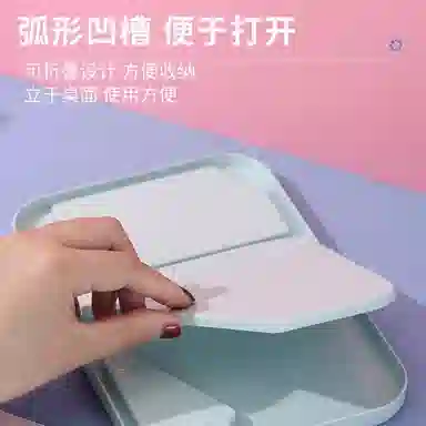 计轩 高清单面化妆镜 台式折叠