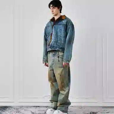 BIRTH OF ROYAL CHILD Jeans Blue