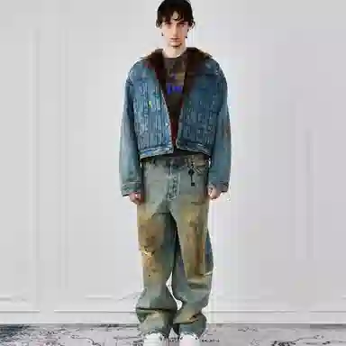 BIRTH OF ROYAL CHILD Jeans Blue