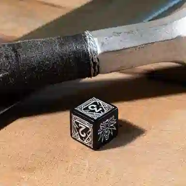 Witcher Dice Set. Geralt - The Silver Sword