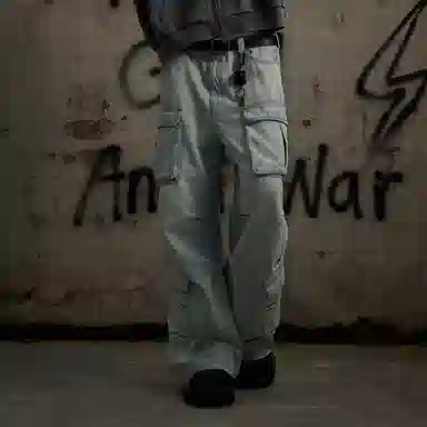 heartboon Denim Cargo Jeans