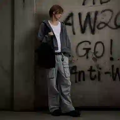 heartboon Denim Cargo Jeans