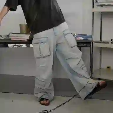 heartboon Denim Cargo Jeans