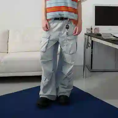 heartboon Denim Cargo Jeans