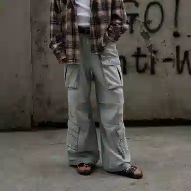 heartboon Denim Cargo Jeans