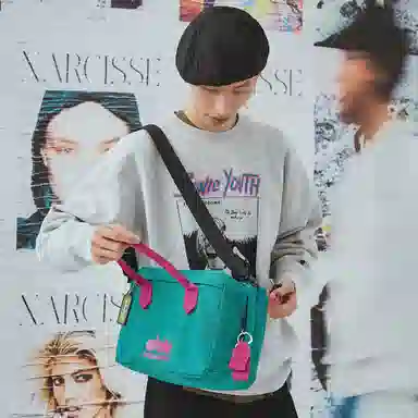 MAD HATcher Le Wu Series Vintage Y2K Crossbody Bag Medium