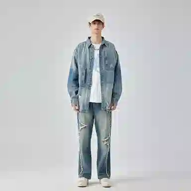 Guuka Denim Shirt Blue