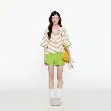 Guuka Fruit Series Polo Shirt Pink