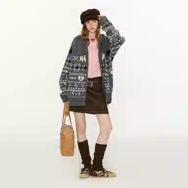 Guuka Cat Series Cardigan