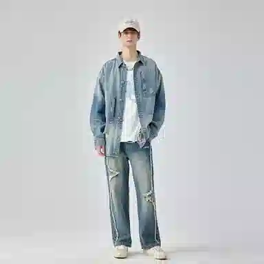 Guuka Denim Shirt Blue