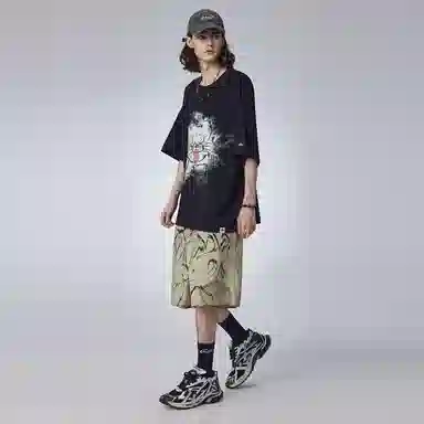 Guuka Denim Shorts Light Apricot