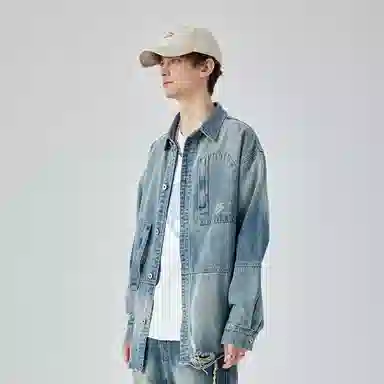 Guuka Denim Shirt Blue