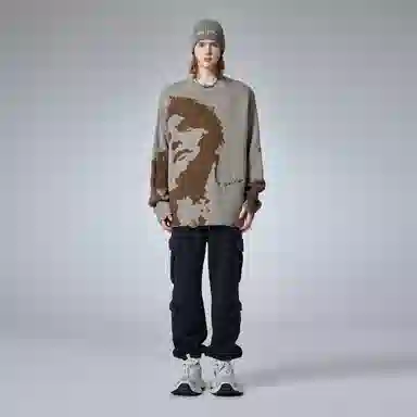 Guuka Sweater Cement Gray