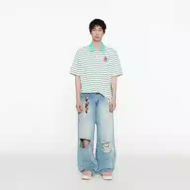 Guuka Fruit Series Polo Shirt Pink