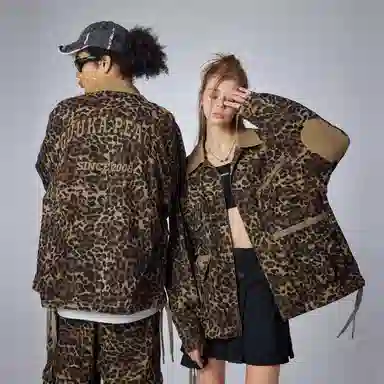 Guuka Vintage Leopard Jacket