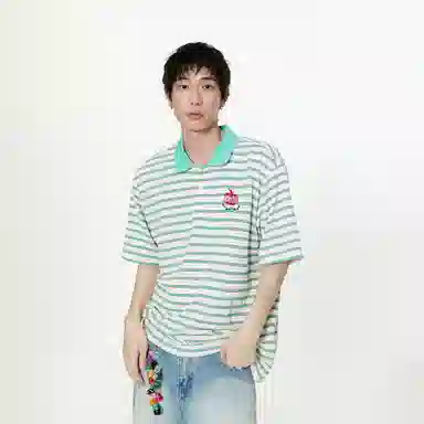 Guuka Fruit Series Polo Shirt Pink