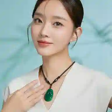 翠雅金楼 如意祥云平安锁转运 气质款 玉髓 玉石吊坠 男女同款情侣款 玉髓