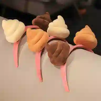 嗷嗷熊 创意搞怪便便发箍 可爱治愈 玩偶周边