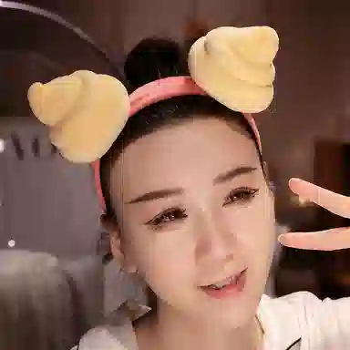 嗷嗷熊 创意搞怪便便发箍 可爱 玩偶周边