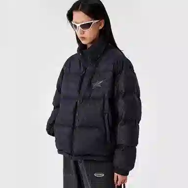 TURNTHETABLES FW22 Pleated Texture Puffer Coat