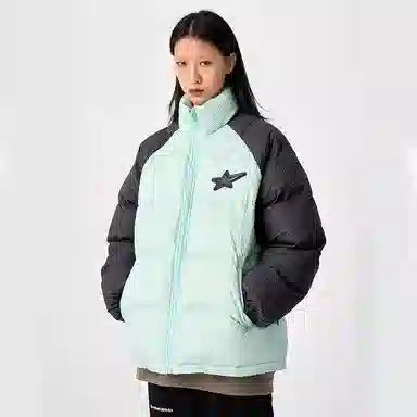 TURNTHETABLES FW22 Pleated Texture Puffer Coat