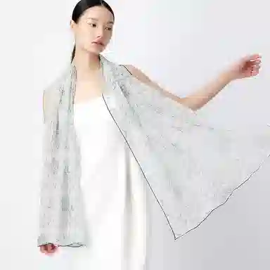 丝界 轻薄时尚出游拍照神器百搭 丝巾 女款