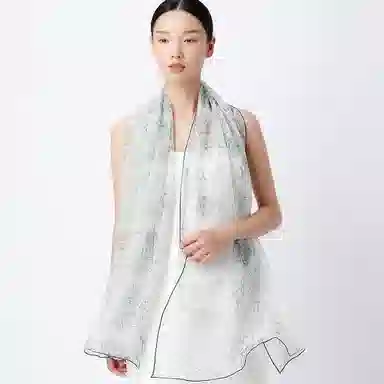丝界 轻薄时尚出游拍照神器百搭 丝巾 女款