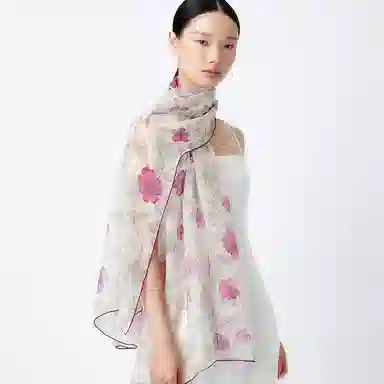 丝界 轻薄时尚出游拍照神器百搭 丝巾 女款