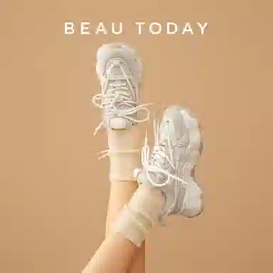 Beau Today Retro Dad Sneakers Space Grey