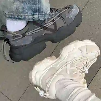 Beau Today Retro Dad Sneakers Space Grey