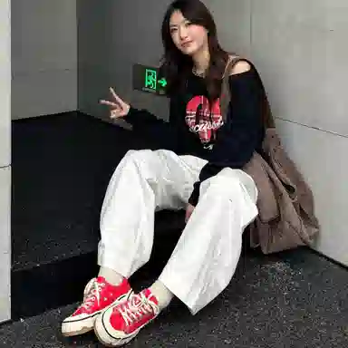 Beau Today Low Top Casual Sneakers Red