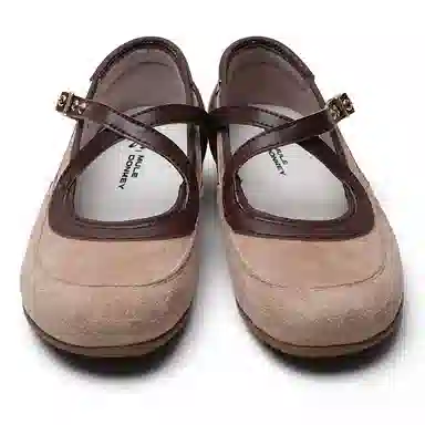 Mule Donkey Mary Jane Mocca Brown